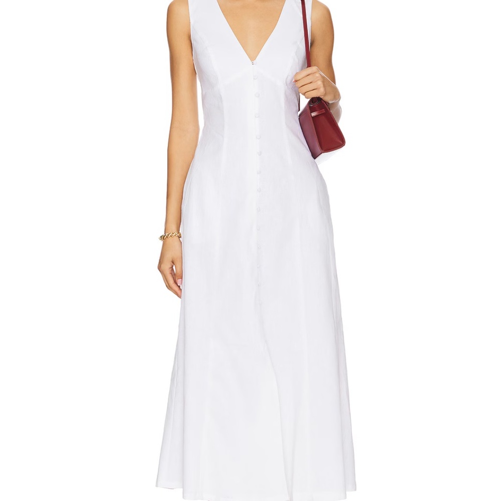 Bardot x REVOLVE Cordelia Linen Midi Dress